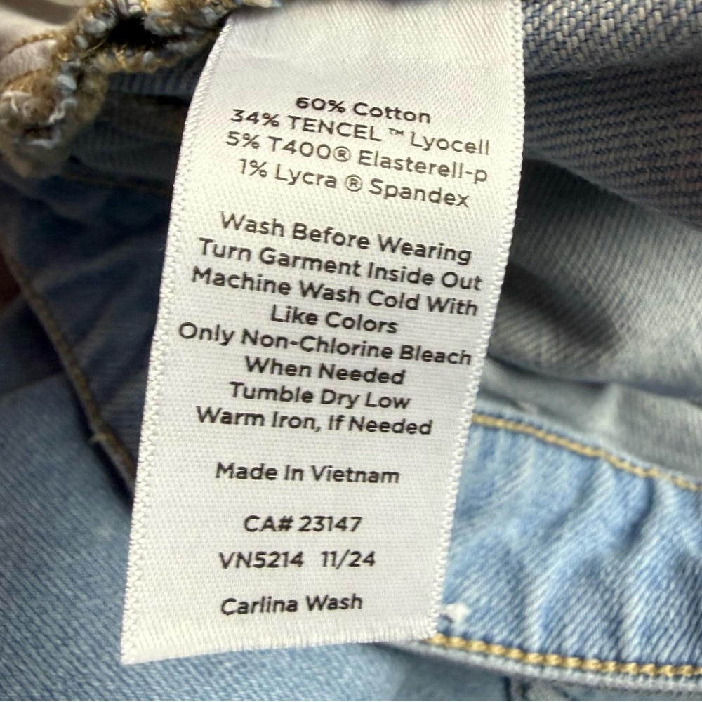 Talbots Women Relaxed Barrel Jeans Size 16 Carlina Wash Denim😍 - Picture 9 of 13
